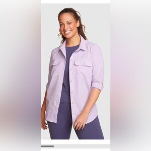 Eddie Bauer Women's Departure Top medium pink worn once EUC